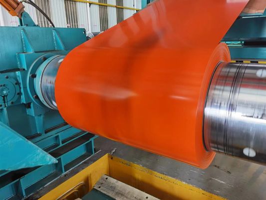 3-8MT لون مغلفة بطاقة الفولاذ 600mm-1250mm العرض للصناعية