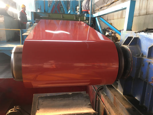600-1250mm RAL الملفات المطلية باللون المصنعين 300-550MPa قوة الشد