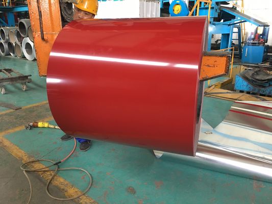0.13mm-0.80mm صفيحة الفولاذ المطلية باللون مقاومة الصدأ العالية