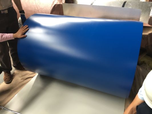 0.13ملم طلاء مسبق لفائف الفولاذ الغالفالوم معتمدة من قبل منظمة الأيزو
