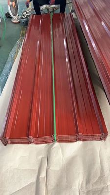 صفيحة الفولاذ الملوح الملوح 0.13mm-0.5mm صفيحة الفولاذ الملون للأسقف