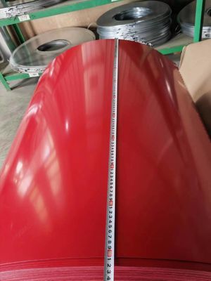 عرض 600-1250mm PPGI صانعي لفائف الفولاذ RAL لون للبناء