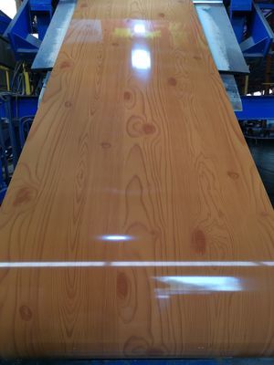 طلاء طلاء الصلب المطبوع بطاقة الملفوف 600mm-1250mm عرض مقاوم للتآكل
