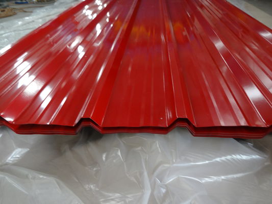 طبقة السقف المصممة حسب الطلب Az/zn/color Coating Roofing Sheet للنوع T و نوع Wave