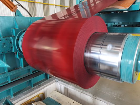 SGS معتمد PPGL الفولاذ لفائف المعدن المغلف 0.13mm-0.8mm سمك
