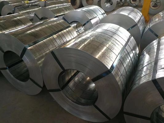 20-275g/m2 طلاء الزنك لفائف الصلب المغلف 508mm / 610mm ID