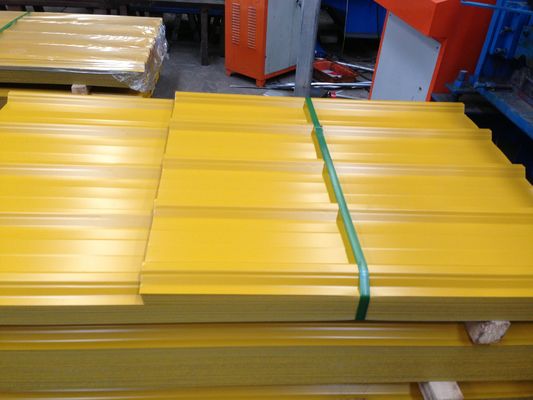 صفيحة سقف PPGI لوحات الفولاذ المموجة العادية 1000mm-6000mm