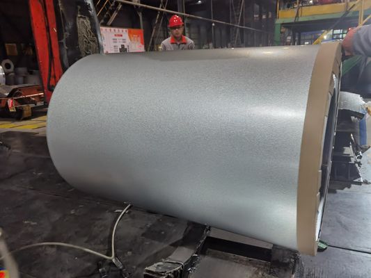 CFR Term Galvalume Steel Coil with Big Spangle and Slit Edge / Mill Edge (ملفات الفولاذ ذات القيمة الكبيرة مع حافة الشق الكبيرة و حافة الطاحونة)